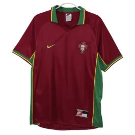 Portugal Thuisshirt Retro 1998 Voetbaltenue