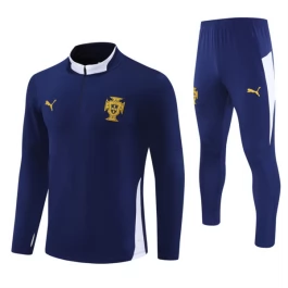 Portugal Trainingspakken 2025-26 - 1-4 Zip Blauw
