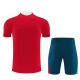 Portugal Trainingsshirt en Shorts 2026-27 Kind Rood
