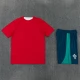Portugal Trainingsshirt en Shorts 2026-27 Kind Rood