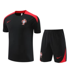 Portugal Trainingsshirt Pakken 2024-25 - Zwart