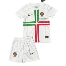 Portugal Uitshirt Kids Retro 2012 Voetbaltenue