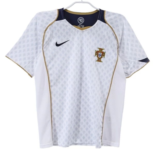 Portugal Uitshirt Retro 2004 Voetbaltenue Portugal Uitshirt Retro 2004 Voetbaltenue
