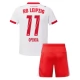 RB Leipzig Openda 11 Thuisshirt Kids 2025-2026 Voetbaltenue