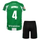 Real Betis Balompié Johnny 4 Thuisshirt Kids 2025-2026 Voetbaltenue