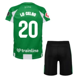Real Betis Balompié Lo Celso 20 Thuisshirt Kids 2025-2026 Voetbaltenue