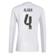 Real Madrid Alaba 4 Thuisshirt 2025-2026 L/S Voetbaltenue