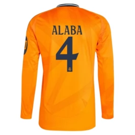 Real Madrid Alaba 4 Uitshirt 2024-2025 L/S Voetbaltenue