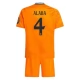 Real Madrid Alaba 4 Uitshirt Kids 2024-2025 Voetbaltenue
