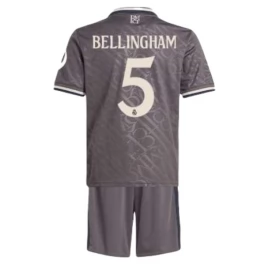 Real Madrid Bellingham 5 Third Shirt Kids 2024-2025 Voetbaltenue