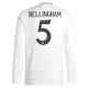 Real Madrid Bellingham 5 Thuisshirt 2024-2025 L/S Voetbaltenue