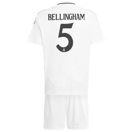 Real Madrid Bellingham 5 Thuisshirt Kids 2024-2025 Voetbaltenue