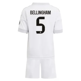 Real Madrid Bellingham 5 Thuisshirt Kids 2025-2026 Voetbaltenue