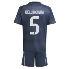 Real Madrid Bellingham 5 Uitshirt Kids 2025-2026 Voetbaltenue Real Madrid Bellingham 5 Uitshirt Kids 2025-2026 Voetbaltenue