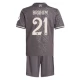 Real Madrid Brahim 21 Third Shirt Kids 2024-2025 Voetbaltenue