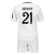 Real Madrid Brahim 21 Thuisshirt Kids 2024-2025 Voetbaltenue