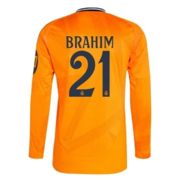 Real Madrid Brahim 21 Uitshirt 2024-2025 L/S Voetbaltenue