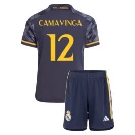 Real Madrid Camavinga 12 Uitshirt Kids 2023-2024 Voetbaltenue