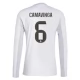Real Madrid Camavinga 6 Thuisshirt 2025-2026 L/S Voetbaltenue