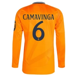 Real Madrid Camavinga 6 Uitshirt 2024-2025 L/S Voetbaltenue
