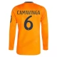 Real Madrid Camavinga 6 Uitshirt 2024-2025 L/S Voetbaltenue