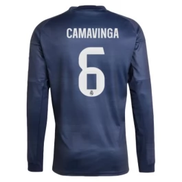 Real Madrid Camavinga 6 Uitshirt 2025-2026 L/S Voetbaltenue
