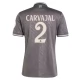 Real Madrid Carvajal 2 Third Shirt 2024-2025 Voetbaltenue