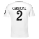 Real Madrid Carvajal 2 Thuisshirt 2024-2025 Voetbaltenue