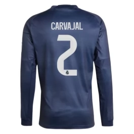 Real Madrid Carvajal 2 Uitshirt 2025-2026 L/S Voetbaltenue