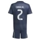 Real Madrid Carvajal 2 Uitshirt Kids 2025-2026 Voetbaltenue