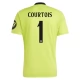 Real Madrid Courtois 1 Keeper Thuisshirt Fourth 2024-2025 Voetbaltenue