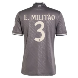 Real Madrid E.Militao 3 Third Shirt 2024-2025 Voetbaltenue