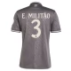 Real Madrid E.Militao 3 Third Shirt 2024-2025 Voetbaltenue