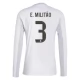 Real Madrid E.Militao 3 Thuisshirt 2025-2026 L/S Voetbaltenue