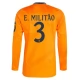 Real Madrid E.Militao 3 Uitshirt 2024-2025 L/S Voetbaltenue