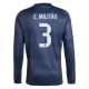 Real Madrid E.Militao 3 Uitshirt 2025-2026 L/S Voetbaltenue