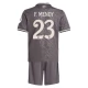 Real Madrid F.Mendy 23 Third Shirt Kids 2024-2025 Voetbaltenue
