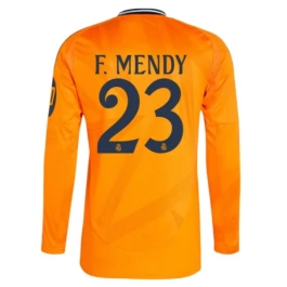 Real Madrid F.Mendy 23 Uitshirt 2024-2025 L/S Voetbaltenue