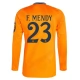 Real Madrid F.Mendy 23 Uitshirt 2024-2025 L/S Voetbaltenue