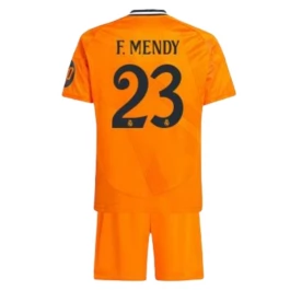 Real Madrid F.Mendy 23 Uitshirt Kids 2024-2025 Voetbaltenue