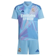 Real Madrid Kids Keeper Thuisshirt Kids 2024-2025 Voetbaltenue