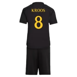 Real Madrid Kroos 8 Third Shirt Kids 2023-2024 Voetbaltenue
