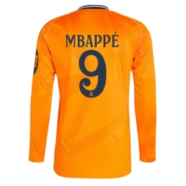 Real Madrid Mbappé 9 Uitshirt 2024-2025 L/S Voetbaltenue