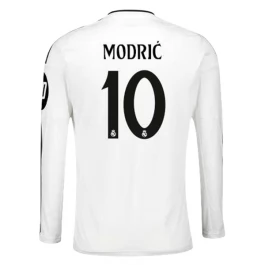 Real Madrid Modrić 10 Thuisshirt 2024-2025 L/S Voetbaltenue