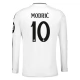 Real Madrid Modrić 10 Thuisshirt 2024-2025 L/S Voetbaltenue