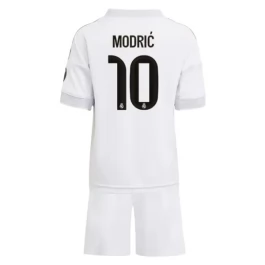 Real Madrid Modrić 10 Thuisshirt Kids 2025-2026 Voetbaltenue