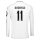 Real Madrid Rodrygo 11 Thuisshirt 2024-2025 L/S Voetbaltenue