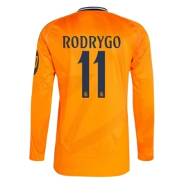 Real Madrid Rodrygo 11 Uitshirt 2024-2025 L/S Voetbaltenue