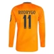 Real Madrid Rodrygo 11 Uitshirt 2024-2025 L/S Voetbaltenue