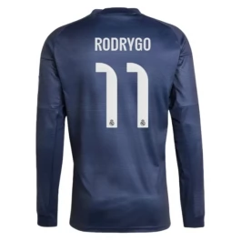 Real Madrid Rodrygo 11 Uitshirt 2025-2026 L/S Voetbaltenue